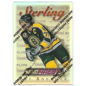 1995-96 Finest Refractors #77 Ray Bourque (Silver, Sterling)