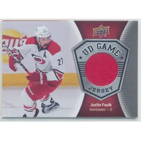 2016-17 UPPER DECK - JUSTIN FAULK #GJ-JF GAME JERSEY