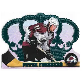 1997-98 Crown Royale Emerald Green #33 Peter Forsberg