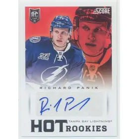 2013-14 SCORE - RICHARD PANIK #603 HOT ROOKIES SIGNATURES
