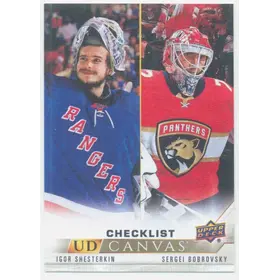 2022-23 UPPER DECK - IGOR SHESTERKIN/SERGEI BOBROVSKY #C210 UD CANVAS CHECKLIST