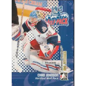 2009-10 BETWEEN THE PIPES - CHAD JOHNSON #AR-01 AHL ROOKIES