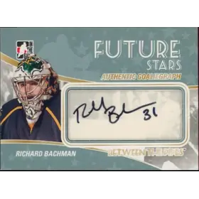 2010-11 BETWEEN THE PIPES - RICHARD BACHMAN #A-RBA FUTURE STARS AUTHENTIC GOALIEGRAPH