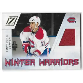 2010-11 Zenith Winter Warriors #SG Scott Gomez