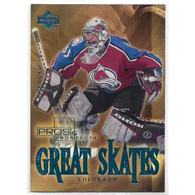 2000-01 Pros & Prospects Great Skates #GS3 Patrick Roy