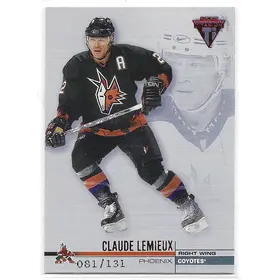 2001-02 Titanium Retail Red #110 Claude Lemieux (081/131)