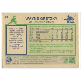 1983-84 O-Pee-Chee #29 Wayne Gretzky *
