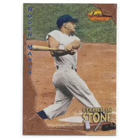 1994 Ted Williams Etched In Stone #ES4 Roger Maris "1961"