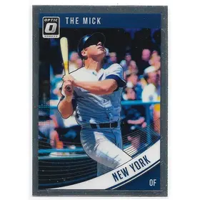 2018 Donruss Optic Variations #165 Mickey Mantle "The Mick"