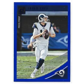 2018 Donruss Press Proof Blue #147 Jared Goff