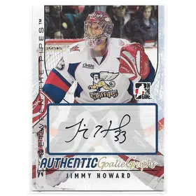 2007-08 Between The Pipes GoalieGraphs #A-JHO Jim Howard