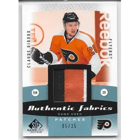 2010-11 SP Game Used Authentic Fabrics Patch #AF-CG Claude Giroux (05/35)