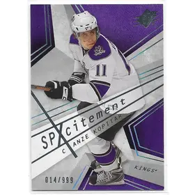 2008-09 SPx SPXcitement #X3 Anze Kopitar (014/999)