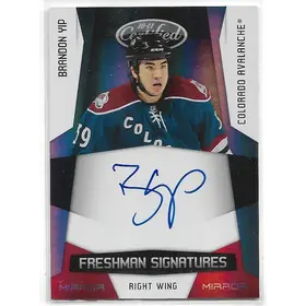 2010-11 Certified Mirror Red Signatures #176 Brandon Yip RC (024/250)