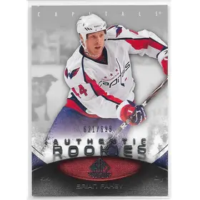 2010-11 SP Game Used #140 Brian Fahey RC (621/699)