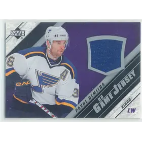 2005-06 UPPER DECK - PAVOL DEMITRA #J-PDE GAME JERSEY