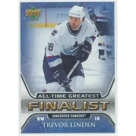 2005-06 UPPER DECK - TREVOR LINDEN #58 ALL-TIME GREATEST FINALIST