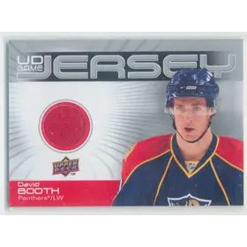 2010-11 UPPER DECK - DAVID BOOTH #GJ-BO GAME JERSEY
