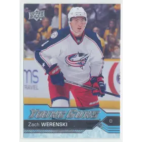 2016-17 UPPER DECK - ZACH WERENSKI #224 YOUNG GUNS