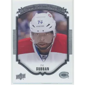 2015-16 UPPER DECK - P.K. SUBBAN #P-35 UD PORTRAITS