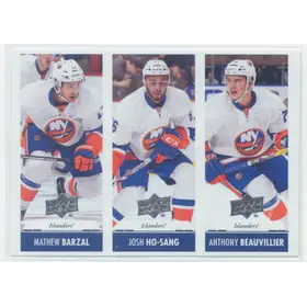 2017-18 UPPER DECK - ANTHONY BEAUVILLIER/JOSH HO-SANG/MATHEW BARZAL #TT-NYI TEAM TRIPLES