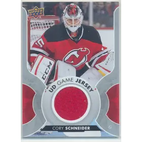 2017-18 UPPER DECK - CORY SCHNEIDER #GJ-CS GAME JERSEY