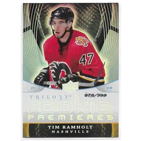 2008-09 Trilogy #118 Tim Ramholt RC (878/999)