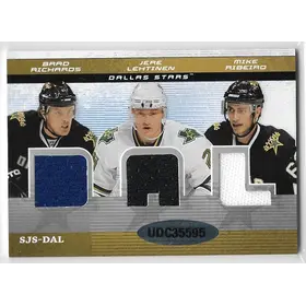 2008-09 Trilogy Rivals #SJS-DAL Joe Thornton, Patrick Marleau, Jonathan Cheechoo, Brad Richards, Jere Lehtinen & Mike Ribeiro (w/ Certificate of Authenticity)