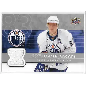 2008-09 Upper Deck UD Game Jersey #GJ-AH Ales Hemsky