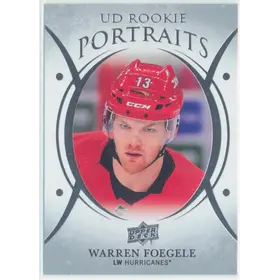 2018-19 UPPER DECK - WARREN FOEGELE #P-56 UD PORTRAITS