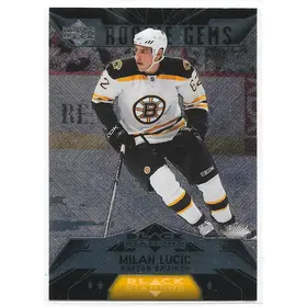 2007-08 Black Diamond #164 Milan Lucic RC (Triple Diamond, Rookie Gems)