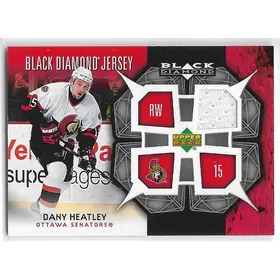 2007-08 Black Diamond Jersey #BDJ-DH Dany Heatley