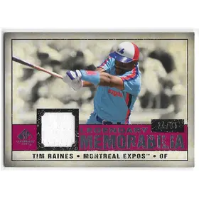 2008 SP Legendary Cuts Legendary Memorabilia #LM-TR Tim Raines (24/35)