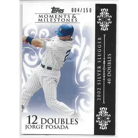 2008 Topps Moments & Milestones #65 Jorge Posada (004/150)