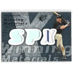2007 SPx Winning Materials Silver #WM-LG Luis Gonzalez (078/199)