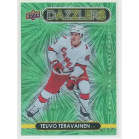 2021-22 UPPER DECK - TEUVO TERAVAINEN #DZ-10 DAZZLERS GREEN