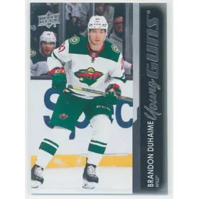 2021-22 UPPER DECK - BRANDON DUHAIME #474 YOUNG GUNS