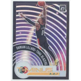 2020-21 Panini Donruss Optic - Damian Lillard #14 T-Minus 3...2...1 Holo Prizm Parallel