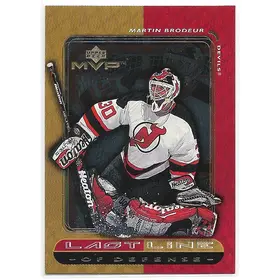 1999-00 MVP Last Line of Defense #LL2 Martin Brodeur