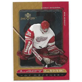 1999-00 MVP Last Line of Defense #LL9 Chris Osgood