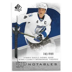 2008-09 SP Authentic #158 Vincent Lecavalier (Notables) (782/999)