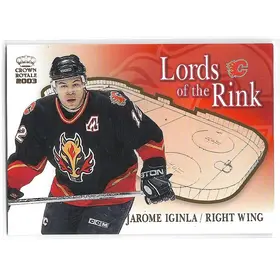 2002-03 Crown Royale Lords of the Rink #5 Jarome Iginla