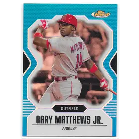 2007 Finest Refractor Blue #97 Gary Matthews Jr. (039/399)