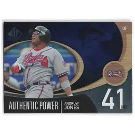 2007 SP Authentic Authentic Power #AP-5 Andruw Jones