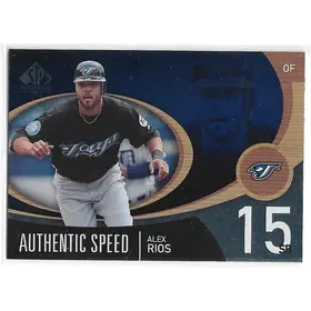 2007 SP Authentic Authentic Speed #AS-1 Alex Rios