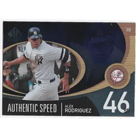 2007 SP Authentic Authentic Speed #AS-2 Alex Rodriguez