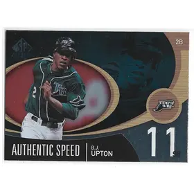 2007 SP Authentic Authentic Speed #AS-4 B.J. Upton