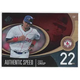 2007 SP Authentic Authentic Speed #AS-14 Coco Crisp