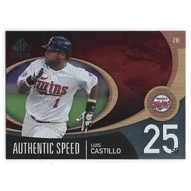 2007 SP Authentic Authentic Speed #AS-34 Luis Castillo