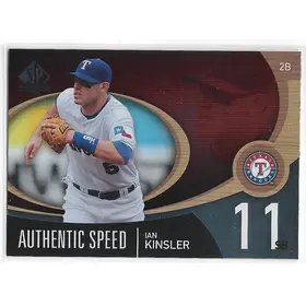 2007 SP Authentic Authentic Speed #AS-25 Ian Kinsler